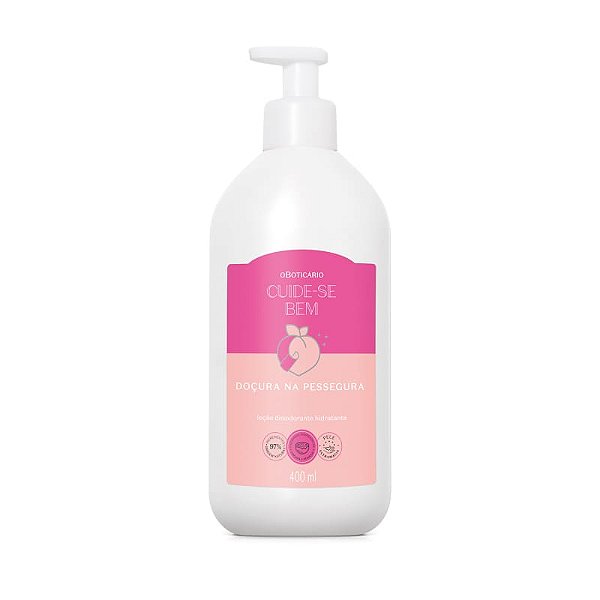 Loção Hidratante Desodorante Corporal Cuide-se Bem Doçura na Pessegura - 400ml