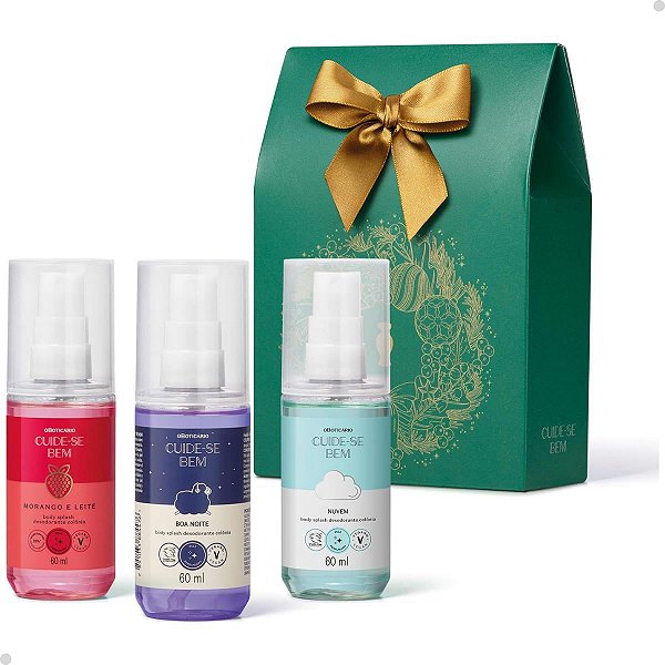 Kit Presente Natal Cuide-Se Bem Mini Splashes