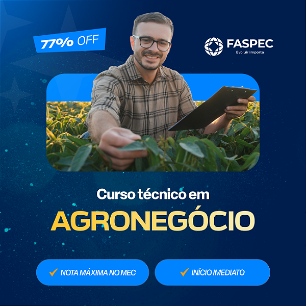 Curso Técnico em Agronegócio EaD