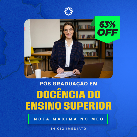 Pós Graduação em Docência do Ensino Superior EaD