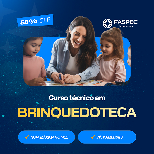 Curso Técnico em Brinquedoteca e Ludoteca EaD