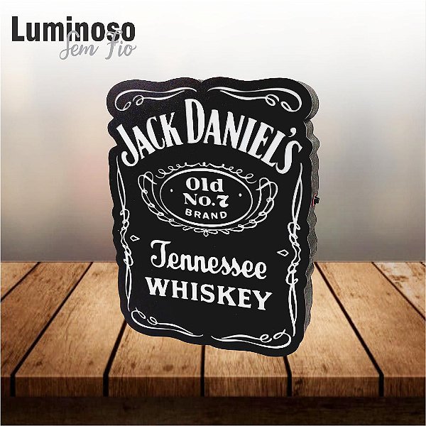 LUMINOSO A PILHA  JACK DANIELS