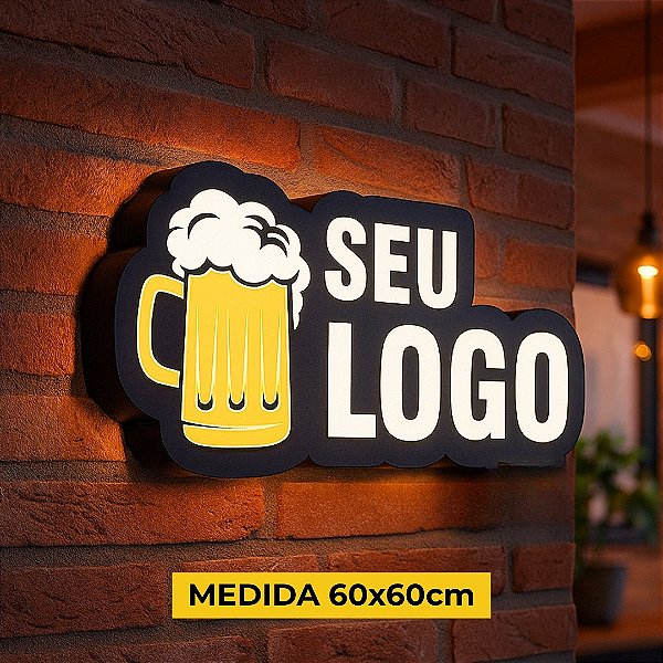 LUMINOSO PERSONALIZADO 60x60