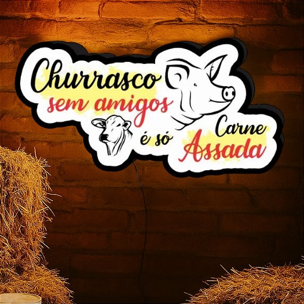 LUMINOSO ÁREA DE CHURRASCO