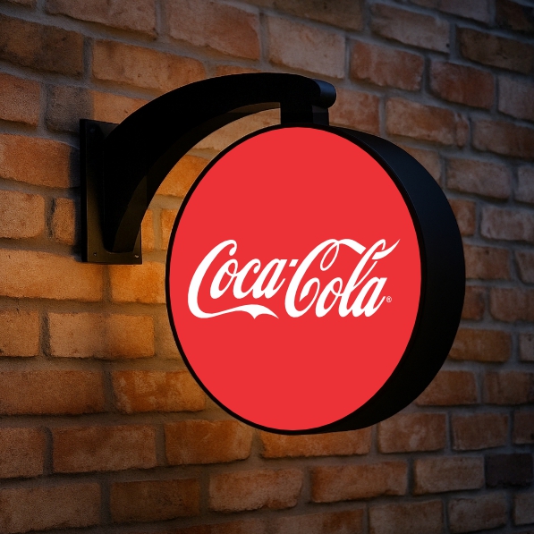 Luminoso Dupla Face Coca Cola