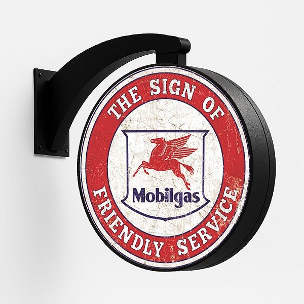 Luminoso Dupla Face Mobilgas