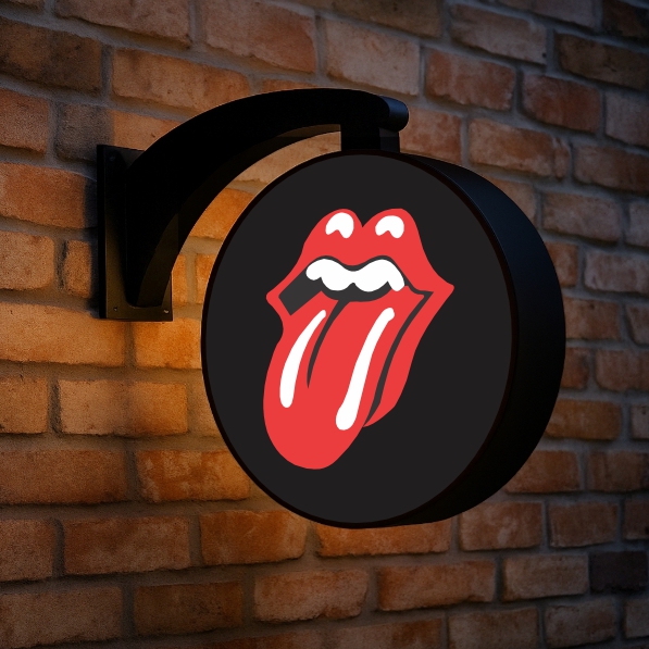 Luminoso Dupla Face Rolling Stones