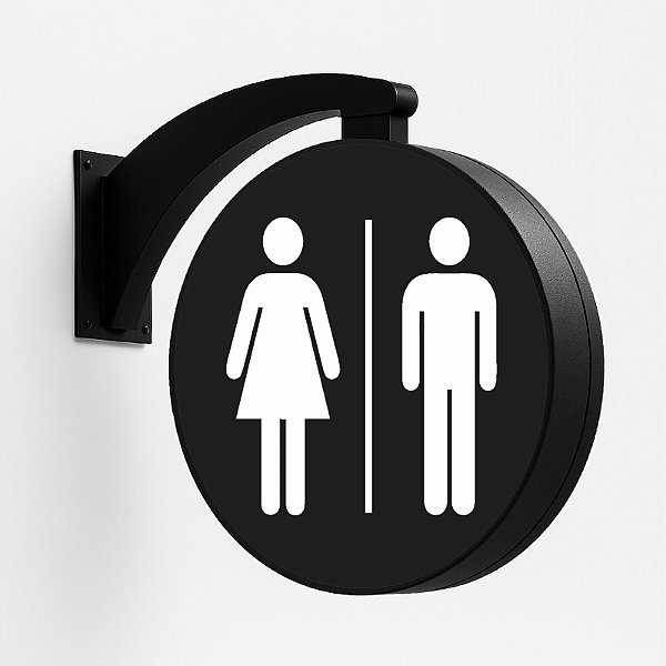 Luminoso Dupla Face Banheiro