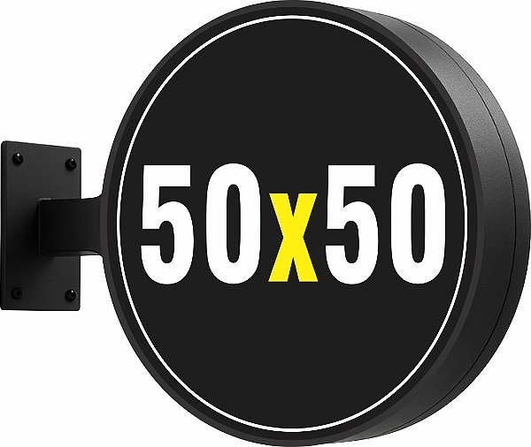 LUMINOSO PERSONALIZADO DUPLA FACE 50CM