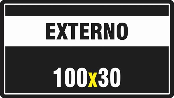 LUMINOSO PERSONALIZADO EXTERNO 100x30