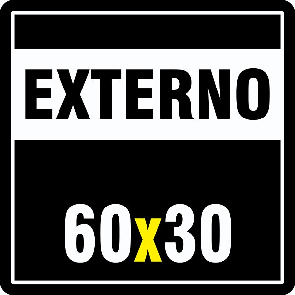 LUMINOSO PERSONALIZADO EXTERNO 60x30