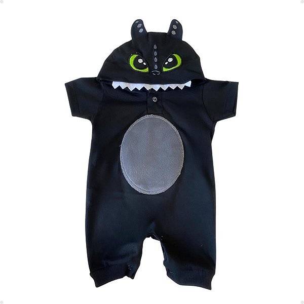 Macacão Curto Para Bebê Banho De Sol - Com Capuz - Banguela