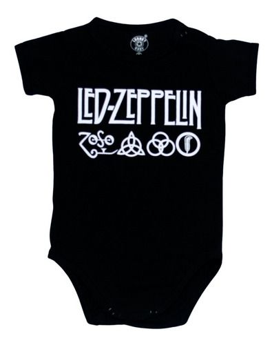 Body De Bebe Temático Mesversario ( Led Zeppelin )
