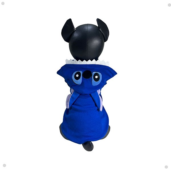 Roupa Pet Capuz Stitch