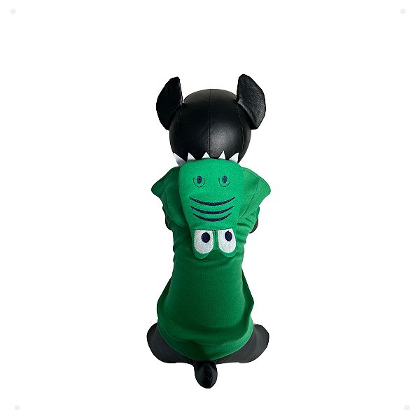 Roupa de Pet Capuz Jacaré