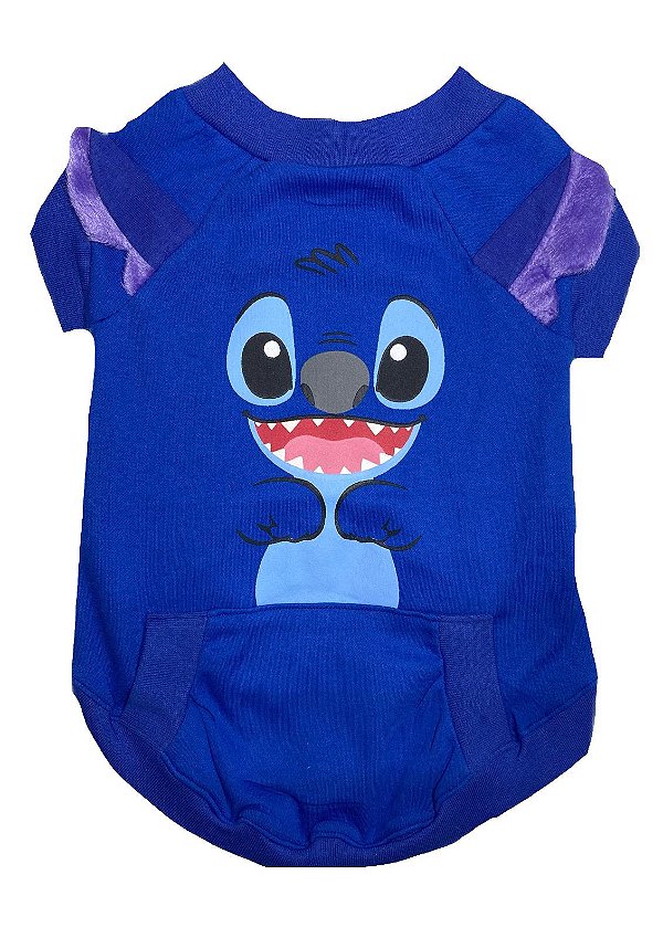 Roupa Pet Bolso Stitch