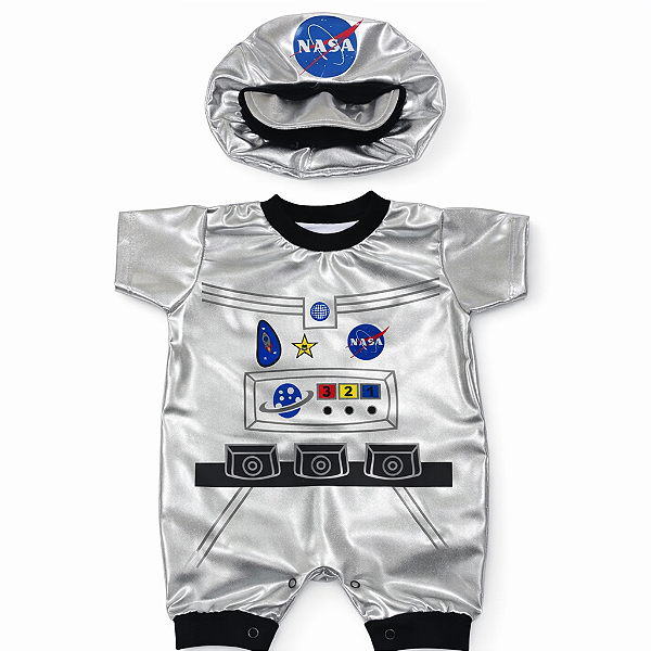 Macacão Curto + Boina Astronauta