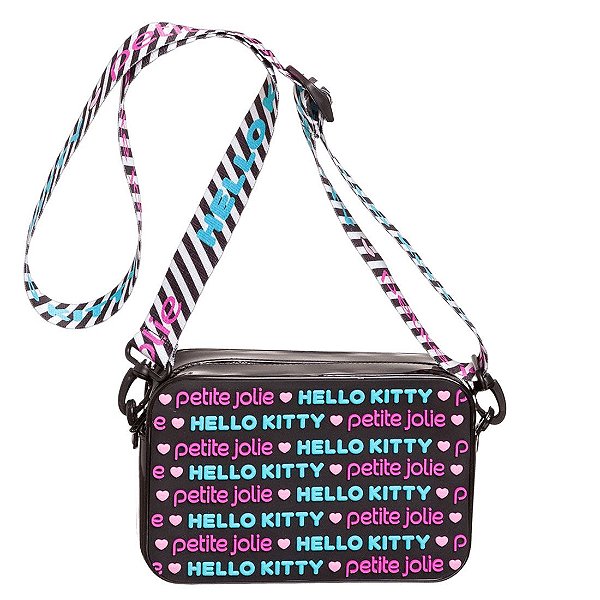 Bolsa Petite Jolie Hello Kitty Pop PJ10686HK - Preto