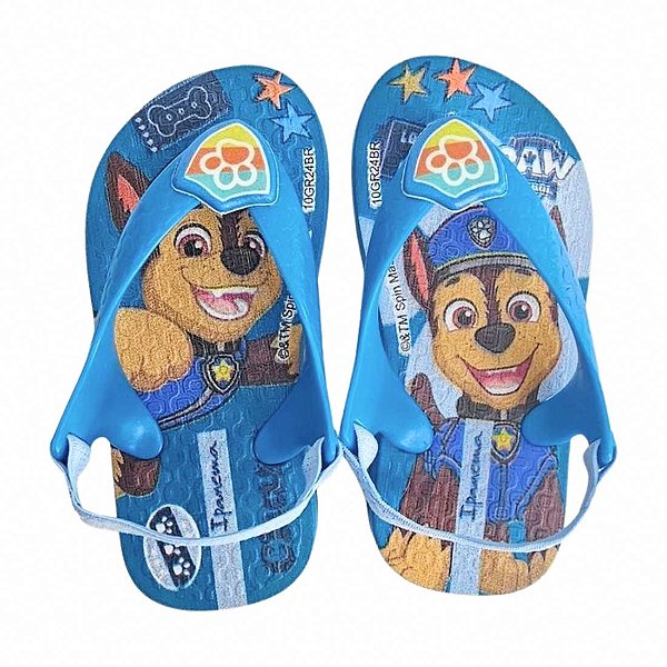 Chinelo Ipanema Baby Patrulha Canina - Azul