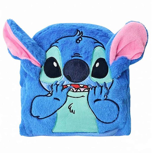 Mochila em Pelúcia Stitch - Azul