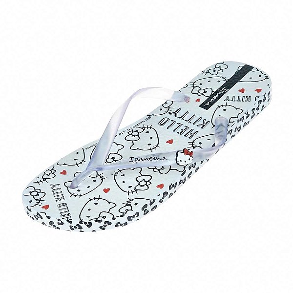 Chinelo Ipanema Hello Kit - Branco e Preto