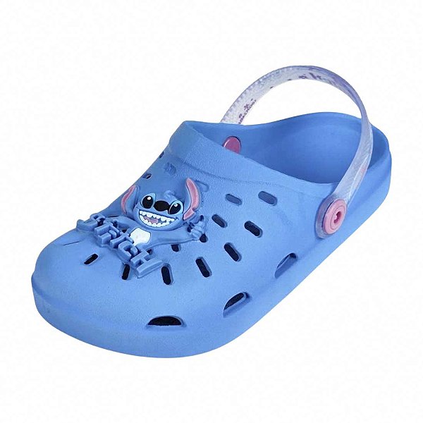 Babuch Clog Disney Urban Stitch - Azul e Incolor
