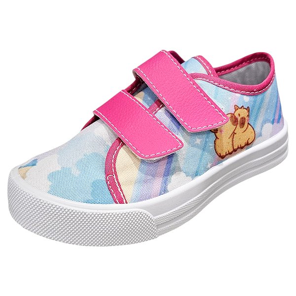 Tênis Infantil Capivara - Pink e Azul