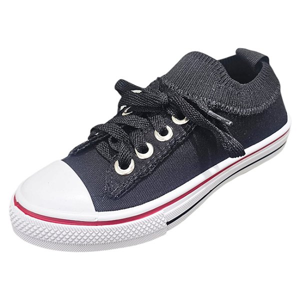 Tênis Infantil Lona Star Feet - Preto