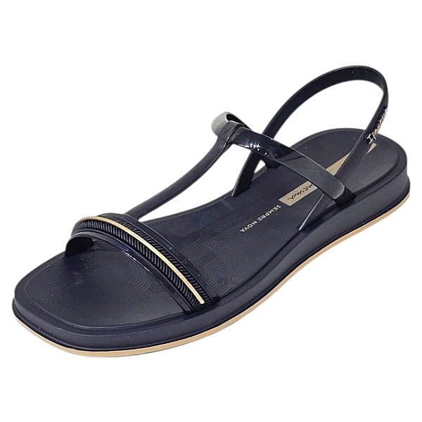 Sandália Ipanema Glow Metalizada - Preta