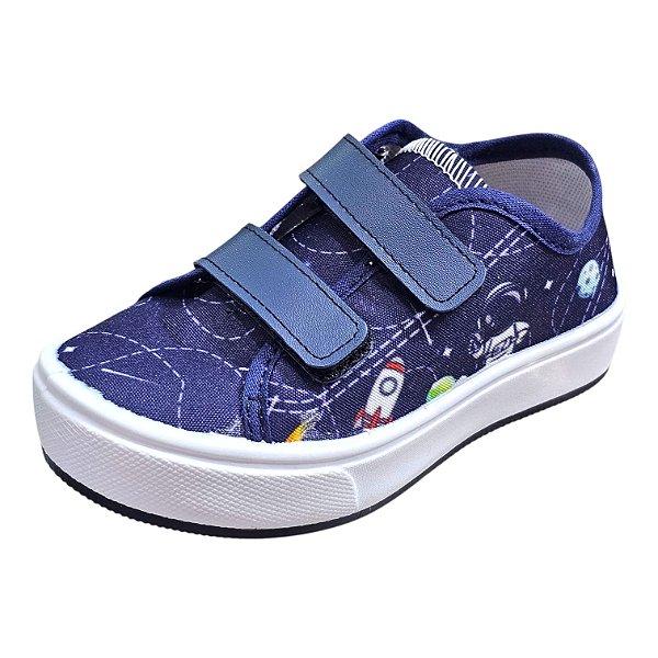 Tênis Infantil Astronauta com Crepe - Azul