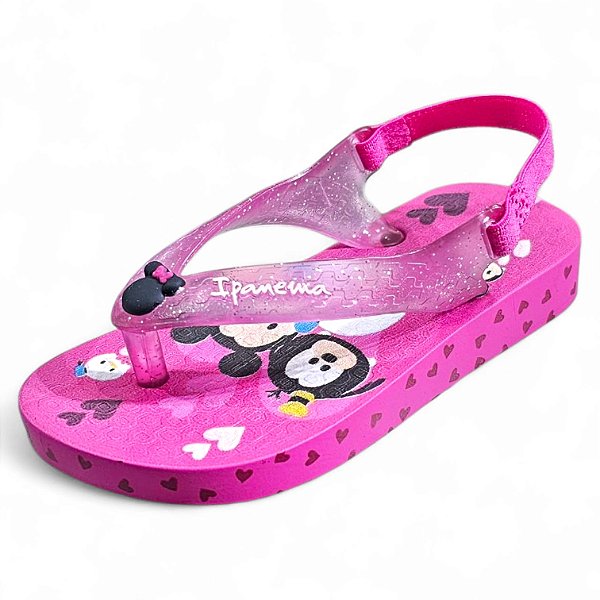 Chinelo Baby Ipanema Disney TsumTsum - Rosa