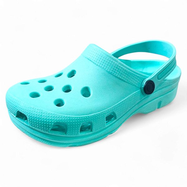 Sandália Clog Babuch Infantil - Verde Água