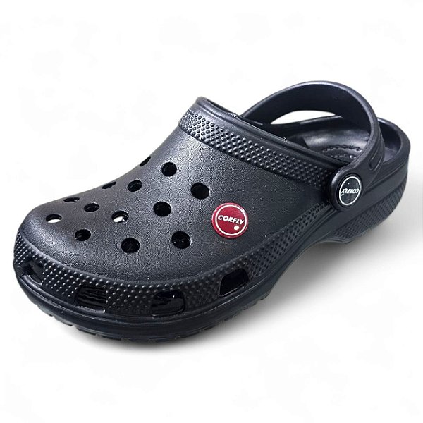 Babuch Clog Infantil Baixo - Preto (Forma Grande)