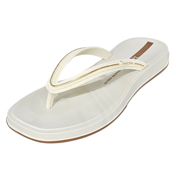 Chinelo Ipanema Glow Metalizado - Bege