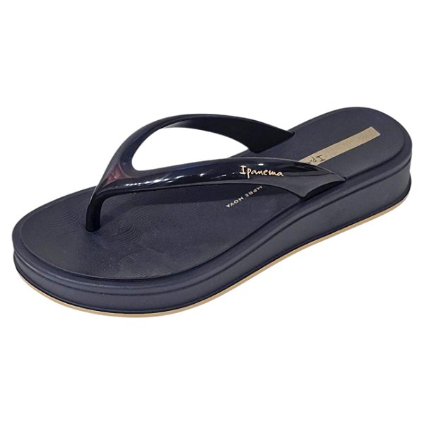 Chinelo Ipanema Glow Up Salto - Preto