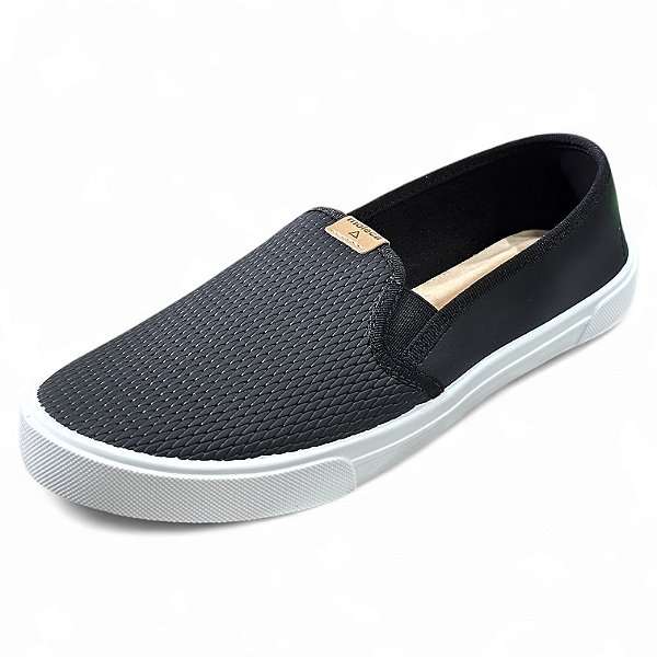 Tênis Iate Tressê com Elástico - Preto