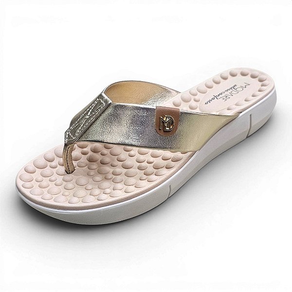 Chinelo Modare Comfort Comfort - Ouro Light