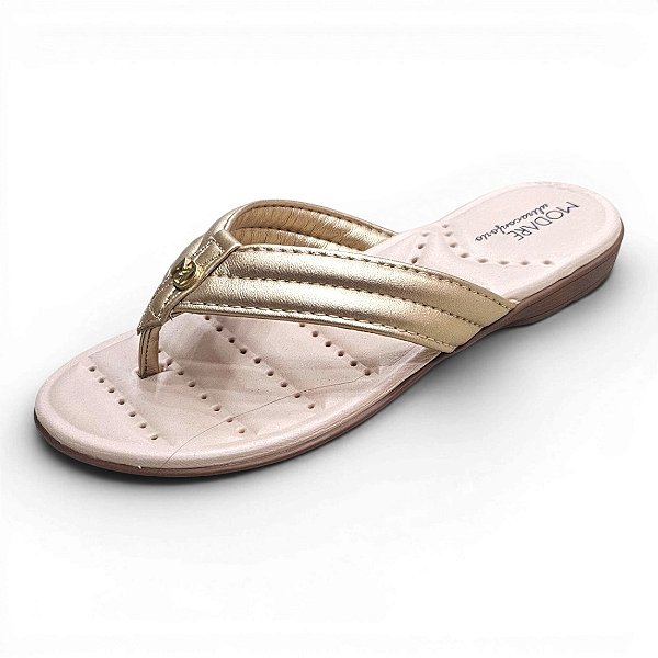 Chinelo Modare Comfort Basic Comfort - Ouro Light