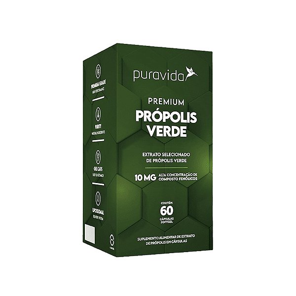 Premium Própolis Verde - 60 Cápsulas – Puravida