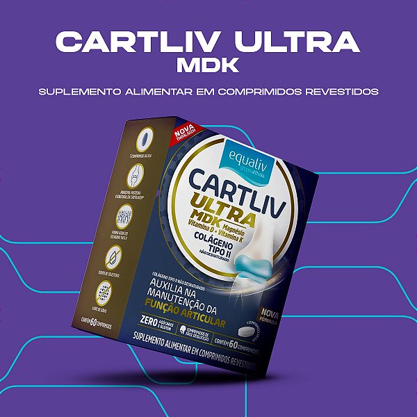 Cartliv Ultra Mdk - 60 Cápsulas - Equaliv