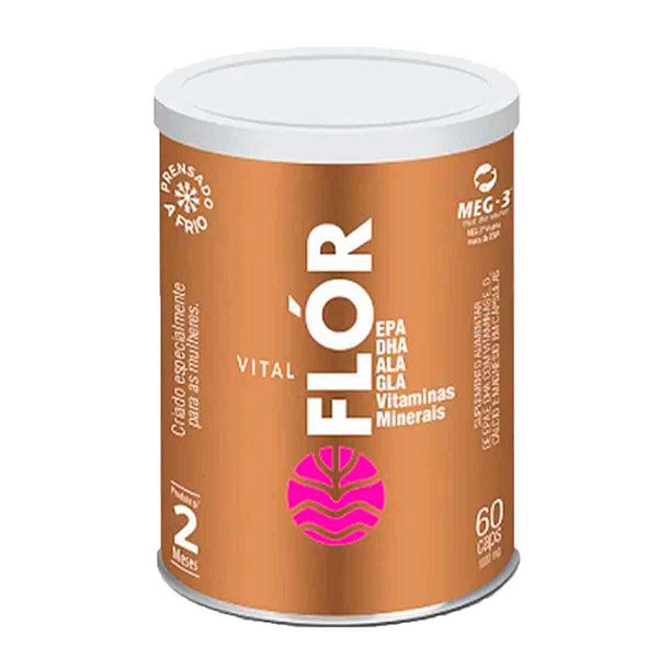 Vital Flór | EPA E DHA com vitaminas – 60 cáps
