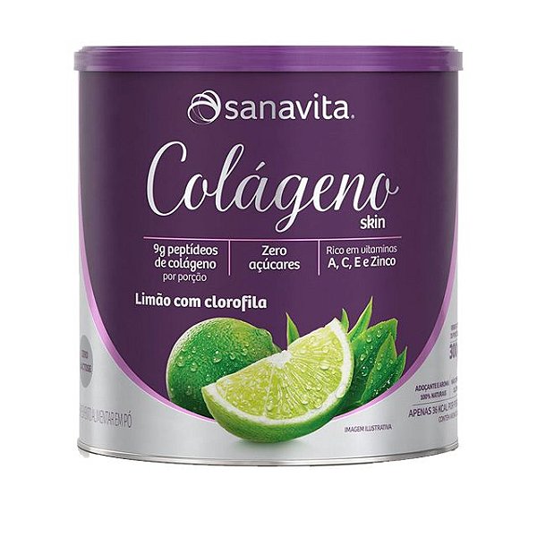 COLAGENO SKIN LIMAO - LATA 300G