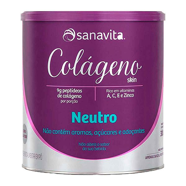 COLAGENO SKIN NEUTRO - LATA 300G - SANAVITA