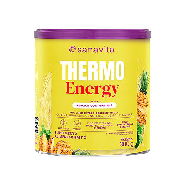 Thermo Energy Abacaxi E Hortelã – 300g – Sanavita