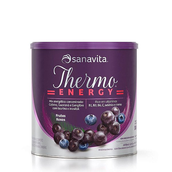 Thermo Energy Frutas Roxas - 300g - Sanavita