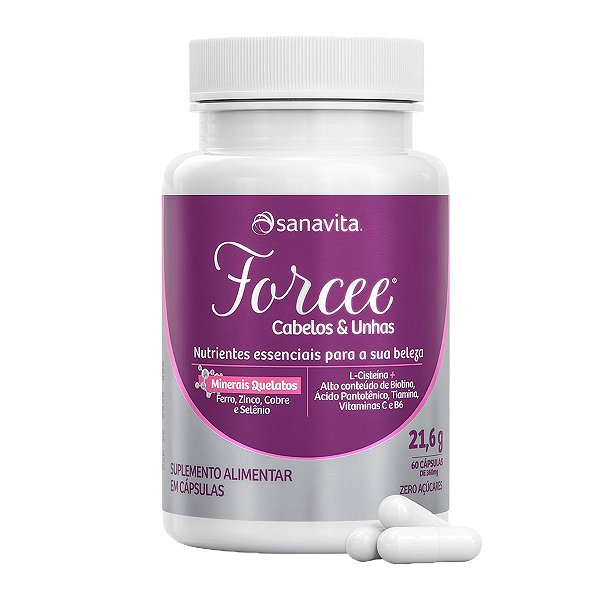 Forcee Cabelos & Unhas - 60 Caps
