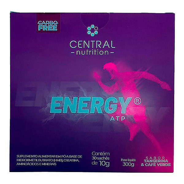 Energy ATP - 300g - Tangerina - 30 Sachês de 10g