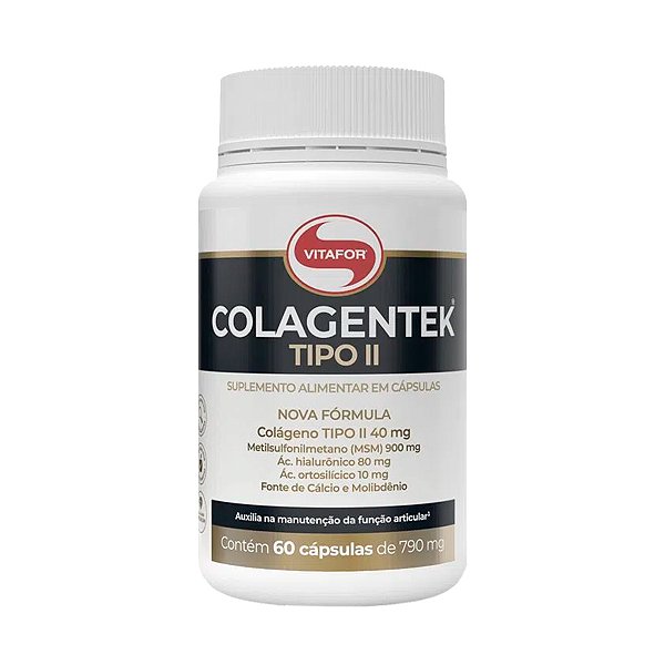 Colagentek Tipo ll - 60 Cápsulas - Vitafor