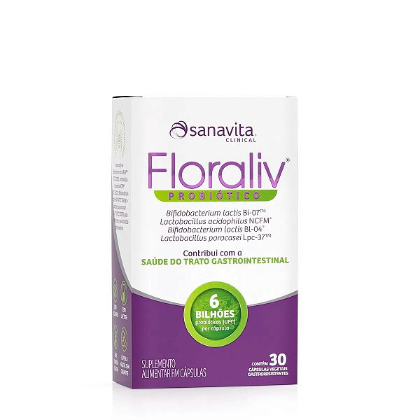 FLORALIV PROBIOTICO - BLISTER 30 CAPSULAS - SANAVITA