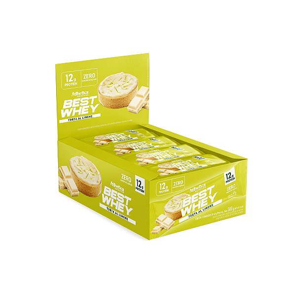 Best Whey Bar Torta Al Limonada - 12 Unidades
